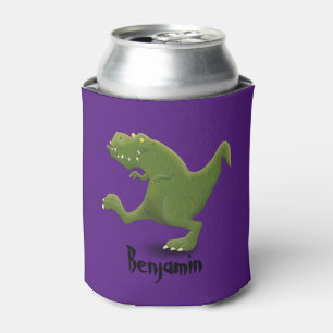 Funny t rex Dinosaurier Cartoon Illustration Dosenkühler
