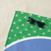 Funny t rex Dinosaurier Cartoon Illustration Strandtuch (Beispiel)