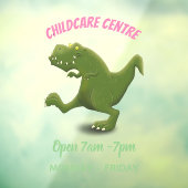 Funny T rex dinosaurier Cartoon Spaß Fensteraufkleber (Blatt 3)