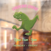 Funny T rex dinosaurier Cartoon Spaß Fensteraufkleber (Blatt 2)