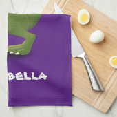 Funny T rex dinosaurier Cartoon Spaß Geschirrtuch (Viertel Falte)