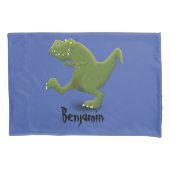 Funny T rex dinosaurier Cartoon Spaß Kissenbezug (Vorderseite)