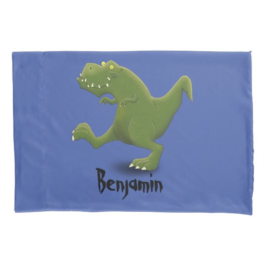 Funny T rex dinosaurier Cartoon Spaß Kissenbezug (Vorderseite)