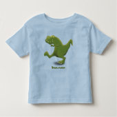 Funny T rex dinosaurier Cartoon Spaß Kleinkind T-shirt (Vorderseite)