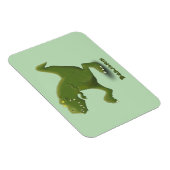 Funny T rex dinosaurier Cartoon Spaß Magnet (Rechte Seite)