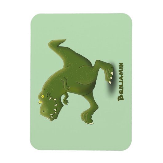 Funny T rex dinosaurier Cartoon Spaß Magnet (Vertikal)