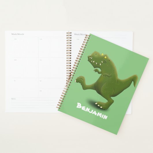 Funny T rex dinosaurier Cartoon Spaß Planer (Anzeige)