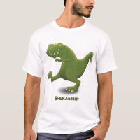 Funny T rex dinosaurier Cartoon Spaß