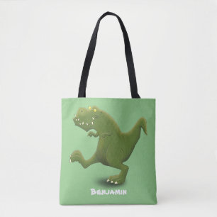 Funny T rex dinosaurier Cartoon Spaß Tasche