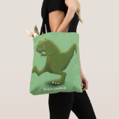 Funny T rex dinosaurier Cartoon Spaß Tasche (Von Nahem)
