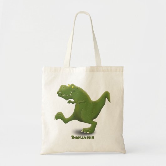 Funny T rex dinosaurier Cartoon Spaß Tragetasche (Vorne)