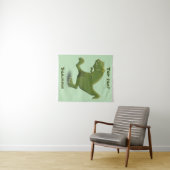 Funny T rex dinosaurier Cartoon Spaß Wandteppich (Beispiel (Horizontal))