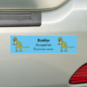 Funny T rex dinosaurier Illustration Autoaufkleber (Auf Auto)