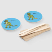 Funny T rex dinosaurier Illustration Fächer (Non-assembled)