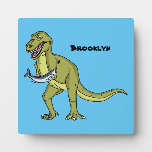 Funny T rex dinosaurier Illustration Fotoplatte (Vorderseite)