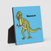 Funny T rex dinosaurier Illustration Fotoplatte (Vorderseite)
