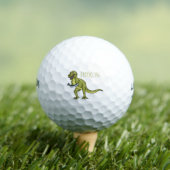 Funny T rex dinosaurier Illustration Golfball (Insitu T-Shirt)