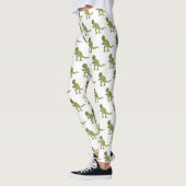 Funny T rex dinosaurier Illustration Leggings (Links)