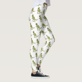 Funny T rex dinosaurier Illustration Leggings (Rechts)