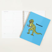 Funny T rex dinosaurier Illustration Planer (Anzeige)