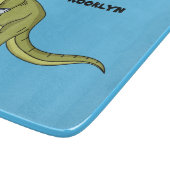 Funny T rex dinosaurier Illustration Schneidebrett (Ecke)