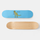 Funny T rex dinosaurier Illustration Skateboard (Horizontal)