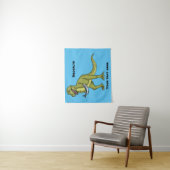 Funny T rex dinosaurier Illustration Wandteppich (Beispiel)