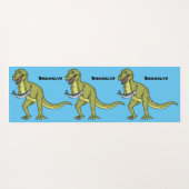 Funny T rex dinosaurier Illustration Yogamatte (Rückseite (Horizontal))