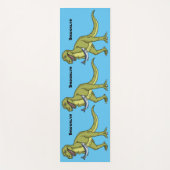 Funny T rex dinosaurier Illustration Yogamatte (Vorderseite)