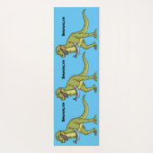 Funny T rex dinosaurier Illustration Yogamatte (Rückseite)