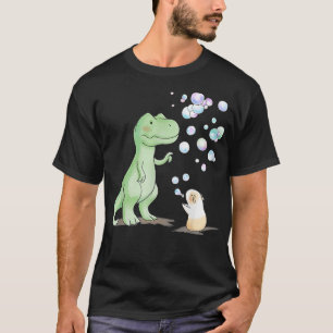 Funny T Rex Dinosaurier und Guinea Pig T-Shirt