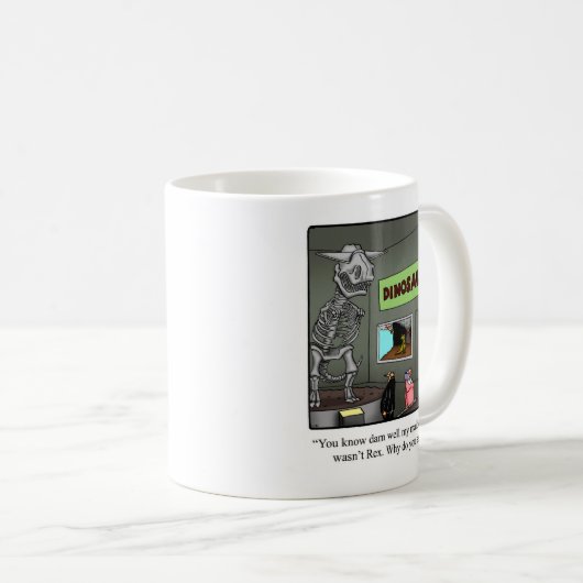 Funny "T-Rex" Ehe Spaß Tasse Geschenk (VorderseiteRechts)