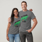 Funny T-rex Hamburger Geschenk Cool der Kampf ist T-Shirt (Unisex)