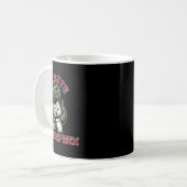 Funny T-rex Karate Dino Martial Arts Children Kaffeetasse (Vorderseite Links)