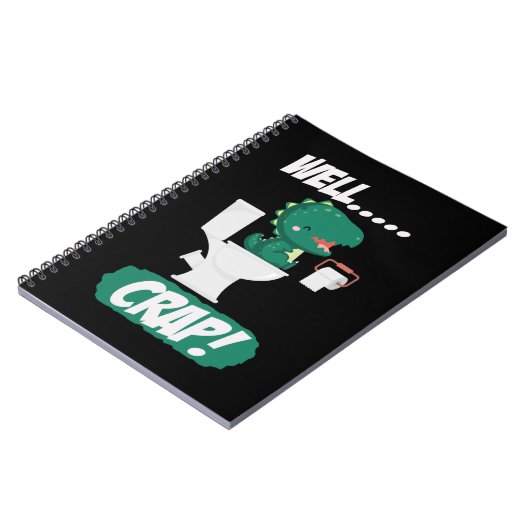 Funny T-Rex Probleme mit Kleinwaffen Dinosaurier J Notizblock (Linke Seite)