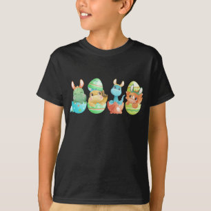 Funny T Rex Rabbit Dinosaur Oster Bunny Egg Costu T-Shirt