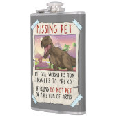 Funny T Rex Tshirt, Funny Missing Pet Tee, Dinosau Flachmann (Links)