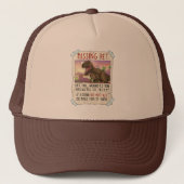 Funny T Rex Tshirt, Funny Missing Pet Tee, Dinosau Truckerkappe (Vorderseite)