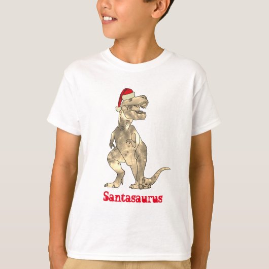 Funny T Rex Weihnachten Dinosaurier Xmas Spaß T-Shirt (Vorderseite)
