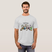 Funny T - Shirt des Funknetzbetreibers außerhalb d (Vorne ganz)