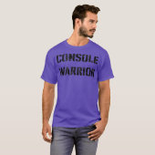 Funny T-Shirt for Gamers Console Warrior Gaming (Vorne ganz)