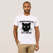 FUNNY T - Shirt für Männer Typ, CATS FOREVER (Vorne ganz)