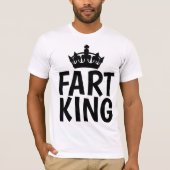 Funny T - Shirt für VATER, FURZ KING (Vorderseite)