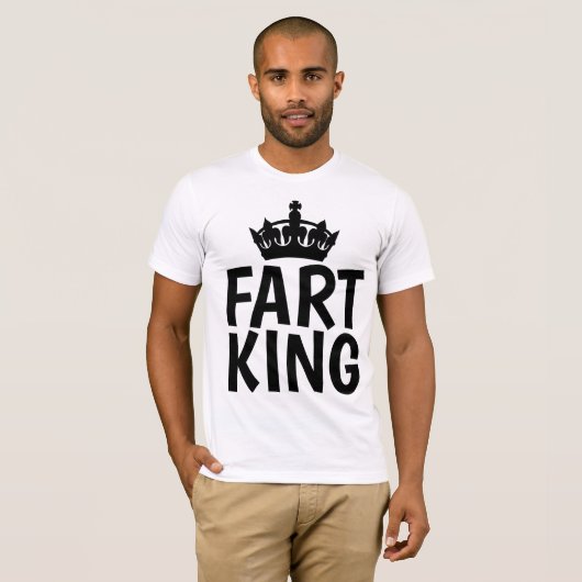 Funny T - Shirt für VATER, FURZ KING (Vorne ganz)
