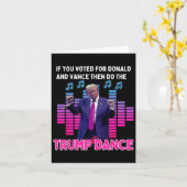 Funny T-Shirt für Vater und Mamas, die Liebe Trump Karte (Gelbe Blume)