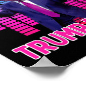 Funny T-Shirt für Vater und Mamas, die Liebe Trump Poster (Ecke)