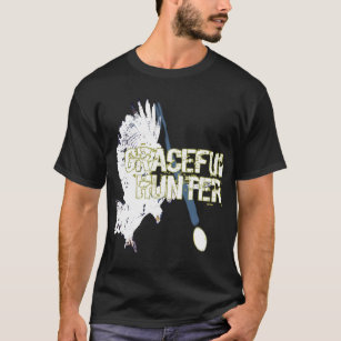 Funny T - Shirt Geschenk anmutigen Jäger Adler
