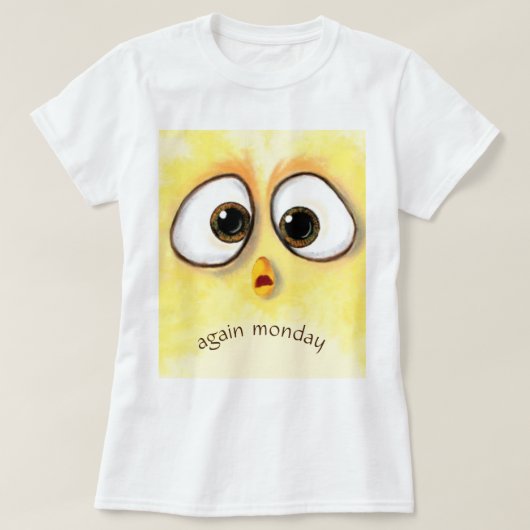 Funny T - Shirt Große überraschende Augen - Eigene (Design vorne)