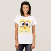 Funny T - Shirt Große überraschende Augen - Eigene (Vorne ganz)