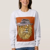 Funny T - Shirt, LION Rauchen Zigarette Sweatshirt (Vorderseite)